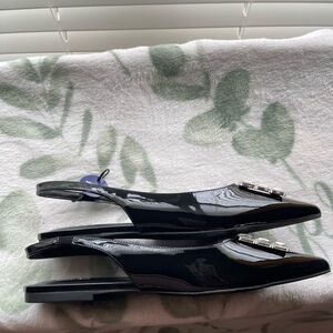 Apt 9. Elegant Black Slingback Flats